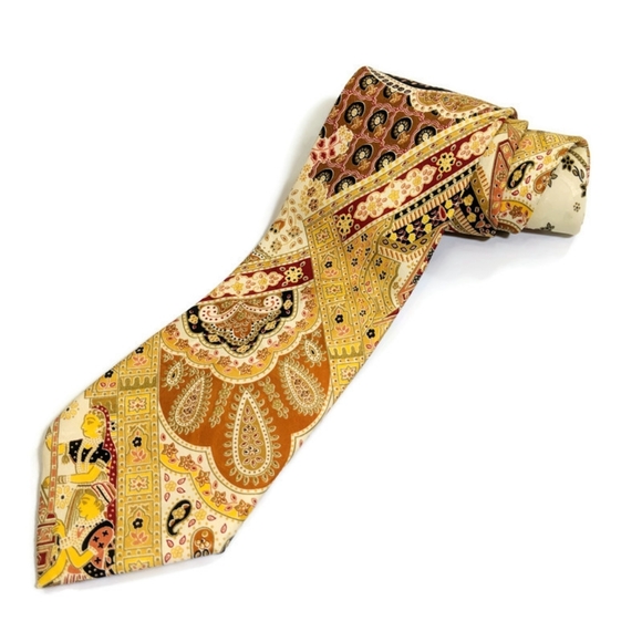 Brioni Other - Brioni Paisley Designer Italian Tie 100% Silk